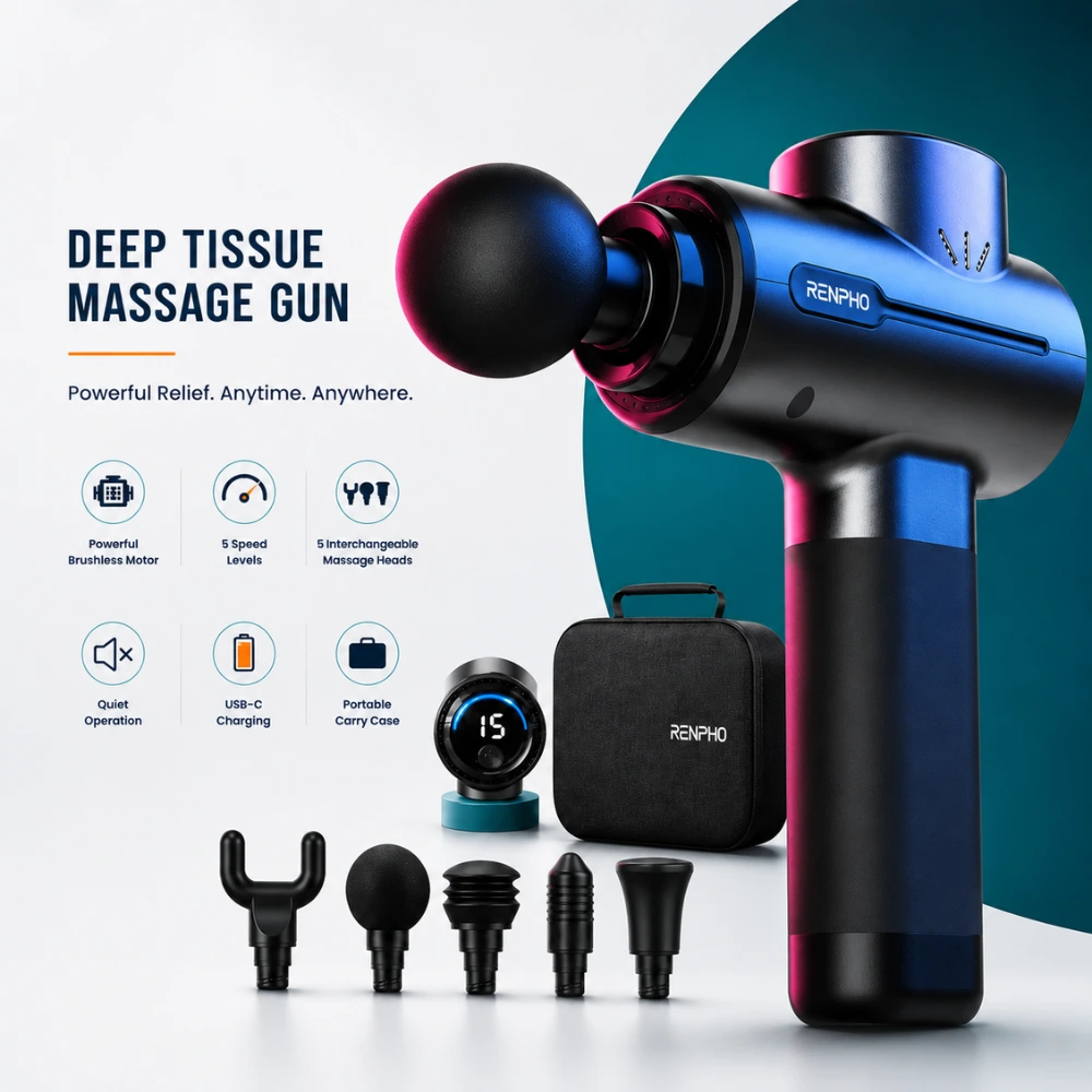RENPHO Deep Tissue Massage Gun