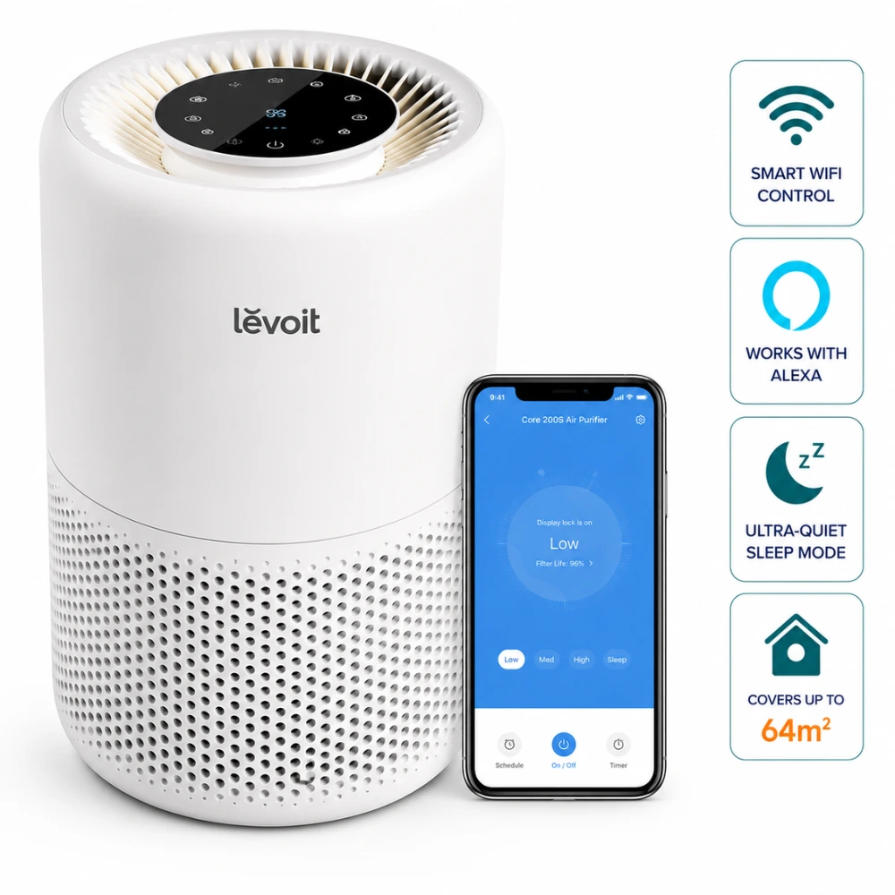Levoit Core 200S Smart HEPA Air Purifier